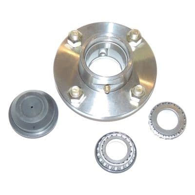 Trailer Hub Assembly (1 Inch Shaft / Taper Bearings)