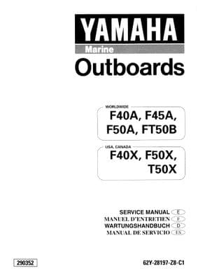 Yamaha 62Y-28197-Z8-C1 Service Manual