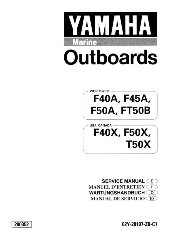 Yamaha 62Y-28197-Z8-C1 Service Manual