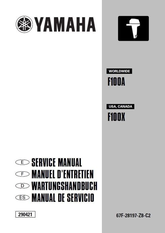 Yamaha 67F-28197-Z8-C2 Service Manual