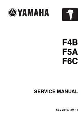 Yamaha 6BV-28197-3M-11 Service Manual