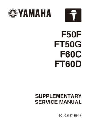 Yamaha 6C1-28197-3N-1X Service Manual (Supplement To 6C1-28197-3G-11)