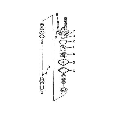 Yamaha 6E5-W0078-A1 Water Pump Repair Kit