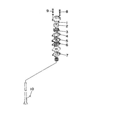 Yamaha 6F5-W0078-A0 Water Pump Repair Kit