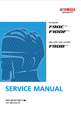 Yamaha 6FP-28197-HW-11 Service Manual