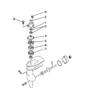 Yamaha 6GD-W0078-00 Water Pump Repair Kit