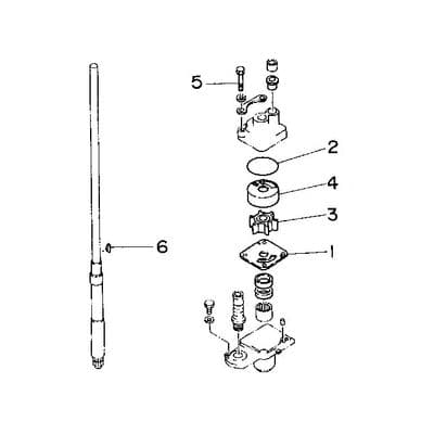 Yamaha 6L2-W0078-00 Water Pump Repair Kit