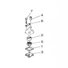 Yamaha 6N0-W0078-A0 Water Pump Repair Kit