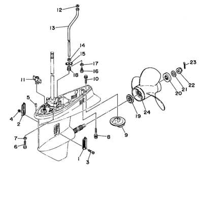 Yamaha 90119-08195 Bolt