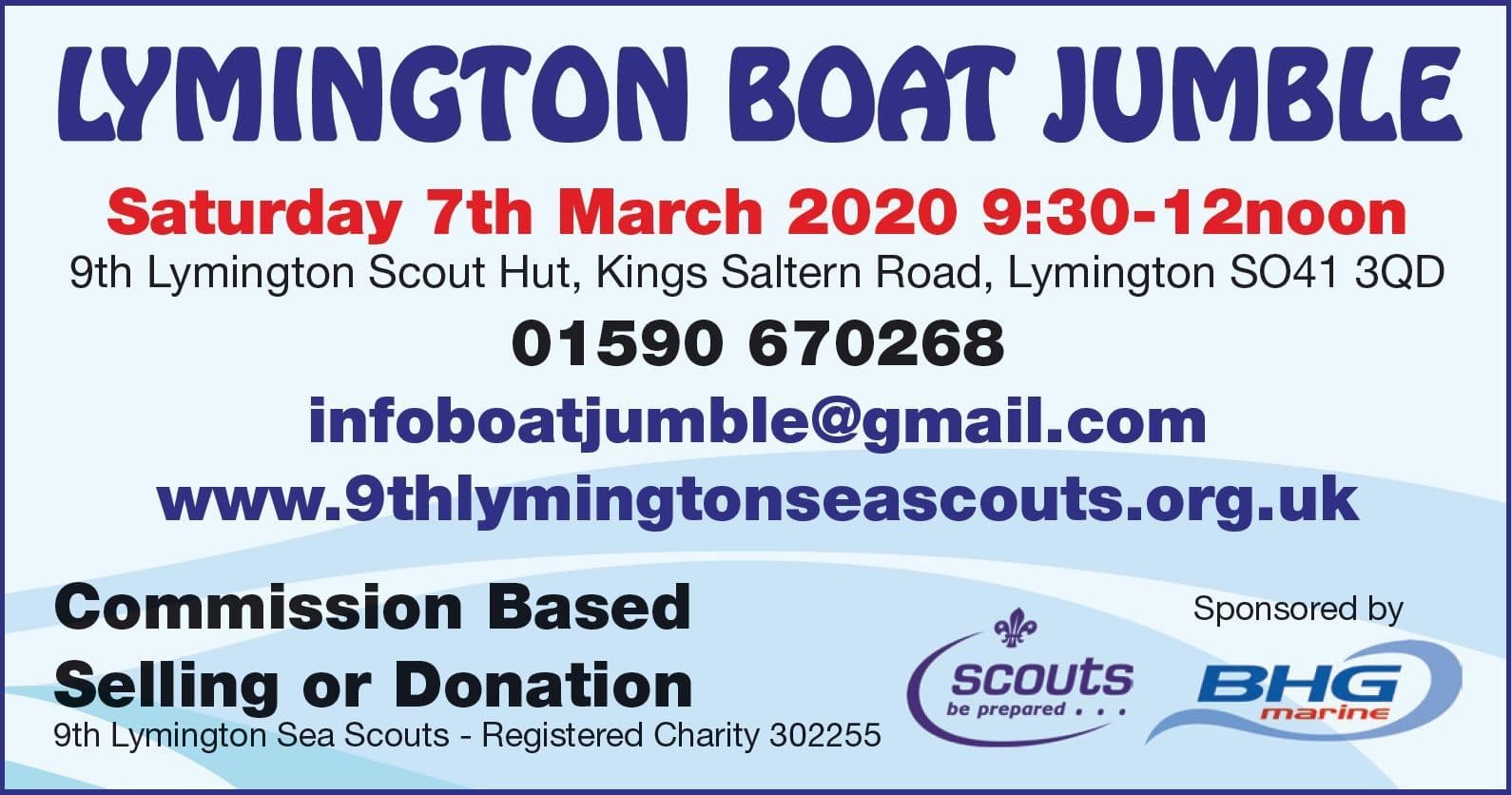 9th Lymington Sea Scouts Boat Jumble