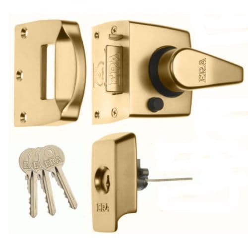 40mm PB - ERA 1530-31 British Standard Keyless Egress Nightlatch - 40mm PB