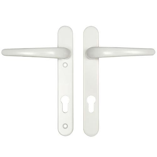 92/122 UPVC Handle 92pz - 122mm Screw - White