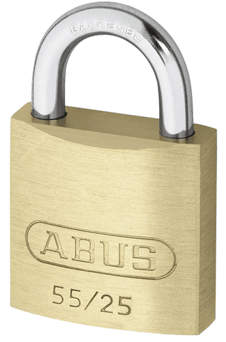 ABUS 55 Series Brass Open Shackle Padlock