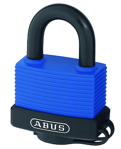 ABUS 70IB Series Aqua Safe Marine Brass Open Stainless Steel Shackle Padlock