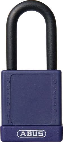 ABUS 74 Series Lock Out Tag Out Coloured Aluminium Padlock - Purple