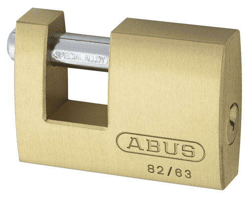 ABUS 82 Series Brass Sliding Shackle Shutter Padlock