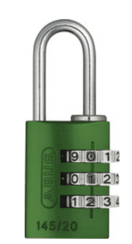 Abus - Combination Lock 145/20 green B/DFNLIESPP