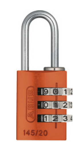 Abus - Combination Lock 145/20 orange B/DFNLIESPP