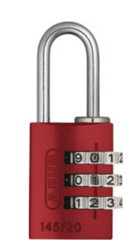 Abus - Combination Lock 145/20 red B/DFNLIESPP
