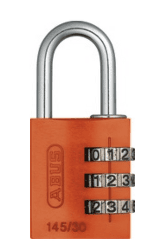 Abus - Combination Lock 145/30 orange B/DFNLIESPP