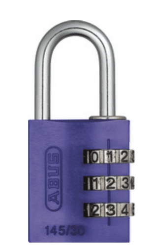 Abus - Combination Lock 145/30 purple B/DFNLIESPP