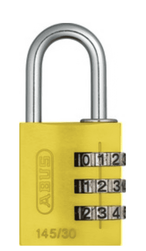 Abus - Combination Lock 145/30 yellow B/DFNLIESPP