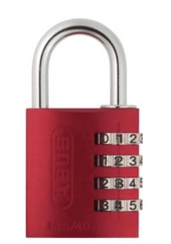 Abus - Combination Lock 145/40 red B/EFSPP