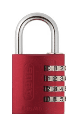 Abus - Combination Lock 145/40 red B/EFSPP