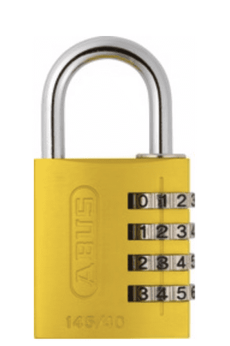 Abus - Combination Lock 145/40 yellow B/EFSPP