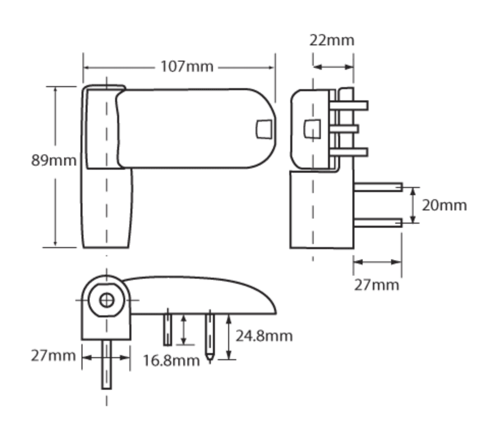 Adjustable Flag Hinge For UPVC Doors