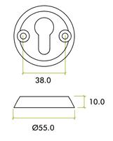 Anti Ligature Escutcheon ZS-AL001