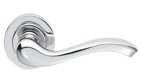 APOLLO LEVER ON ROUND ROSE - AQ3CP - Polished Chrome