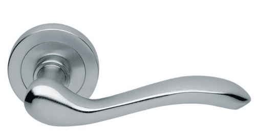 APOLLO LEVER ON ROUND ROSE - AQ3SC - Satin Chrome