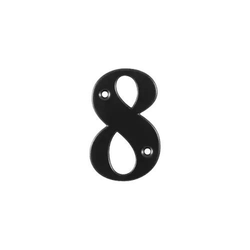 AR740 Door Number RAL 9005 Jet Black