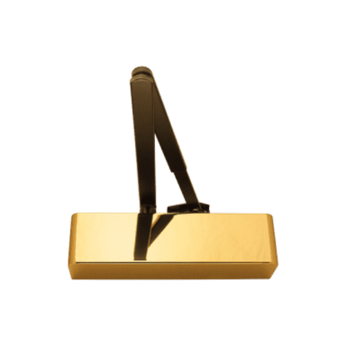 Arrone AR1500-PB Fire Door Closer - Black Arm/ Polished Brass Cover