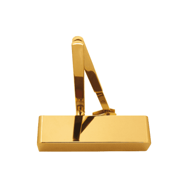 Arrone AR1500-PB/PB Overhead Door Closer - Polished Brass Arm/Cover