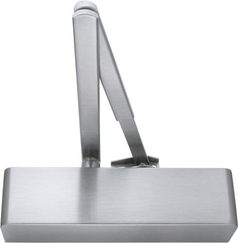 Arrone AR1500/SSS Overhead Door Closer - Satin Stainless Steel Arm/Cover