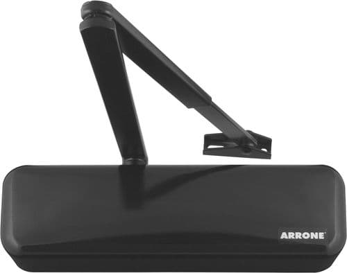 Arrone AR3500-D-E/E RAL 9017  Heavy Duty Ebony Black Door Closer