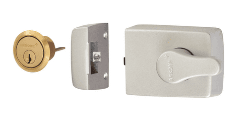 ARRONE AR850-SC-PB Rollerboltl Nightlatch - Satin/Brass