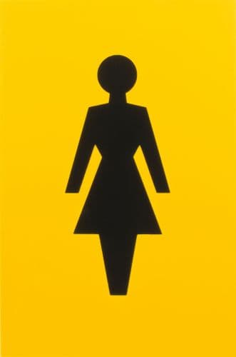 Arrone Nylon Door Sign AR607 - Golden Yellow - 8508078