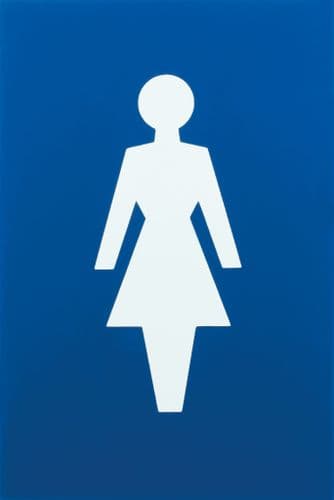 Arrone Nylon Door Sign AR607 - Ultramarine blue - 8508015