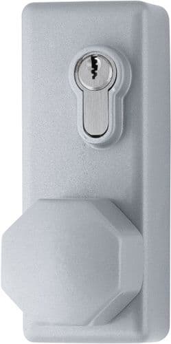 Arrone Outside Access Device - Hexagonal Turn - Silver - AR885K - 87100223