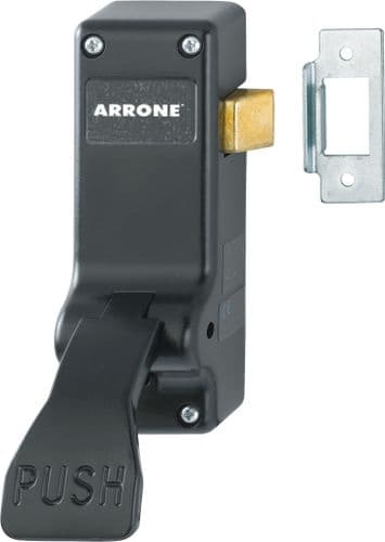 Arrone® Single Door Push Pad Latch - Black - AR883BL - 8510962