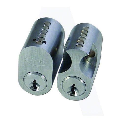 ASEC 6-Pin Scandinavian Oval External / Internal Cylinde