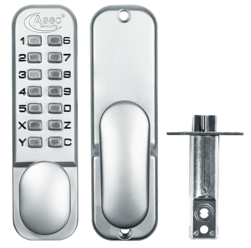 ASEC AS2300 Series Digital Lock With Optional Holdback Satin