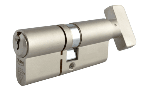 Yale B-YS3-3535NT Anti-Snap 3 Star Euro Thumbturn Cilinder, Hoge