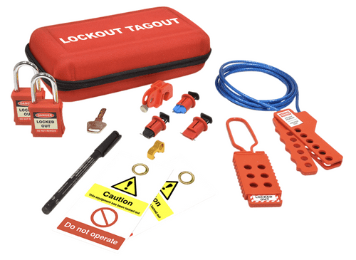 ASEC Maintenance 13 Piece Electrical Lockout Tagout Kit