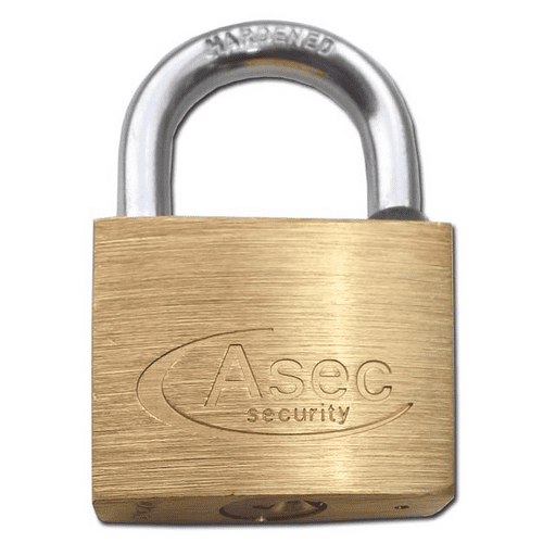 Asec Master-Key Brass Padlock