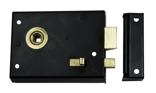 ASEC Rim Latch & Snib - 100mm - Black