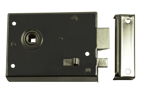 ASEC Rim Latch & Snib - 100mm - Brass